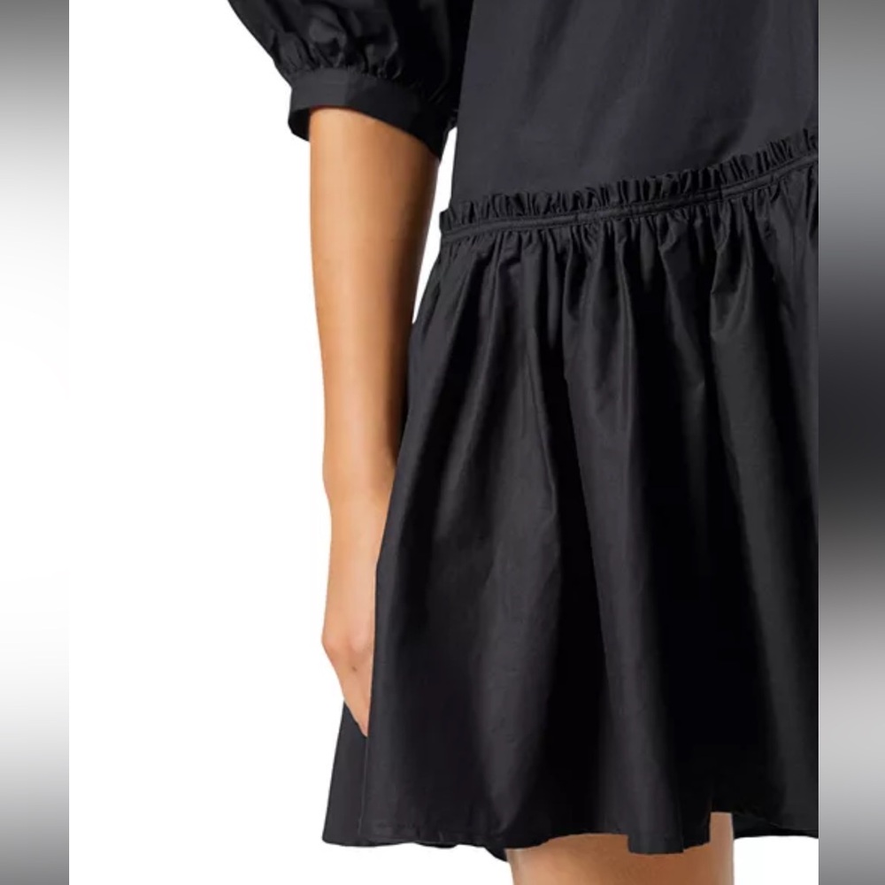 🔥🔥🔥NEW Joie Courtrine High Low Black Dress - Picture 6 of 12